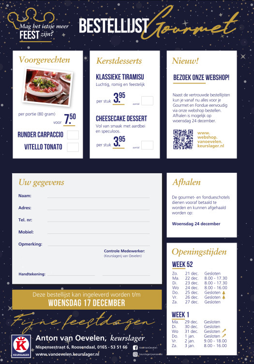 Bestellijst-Gourmet-voorkant